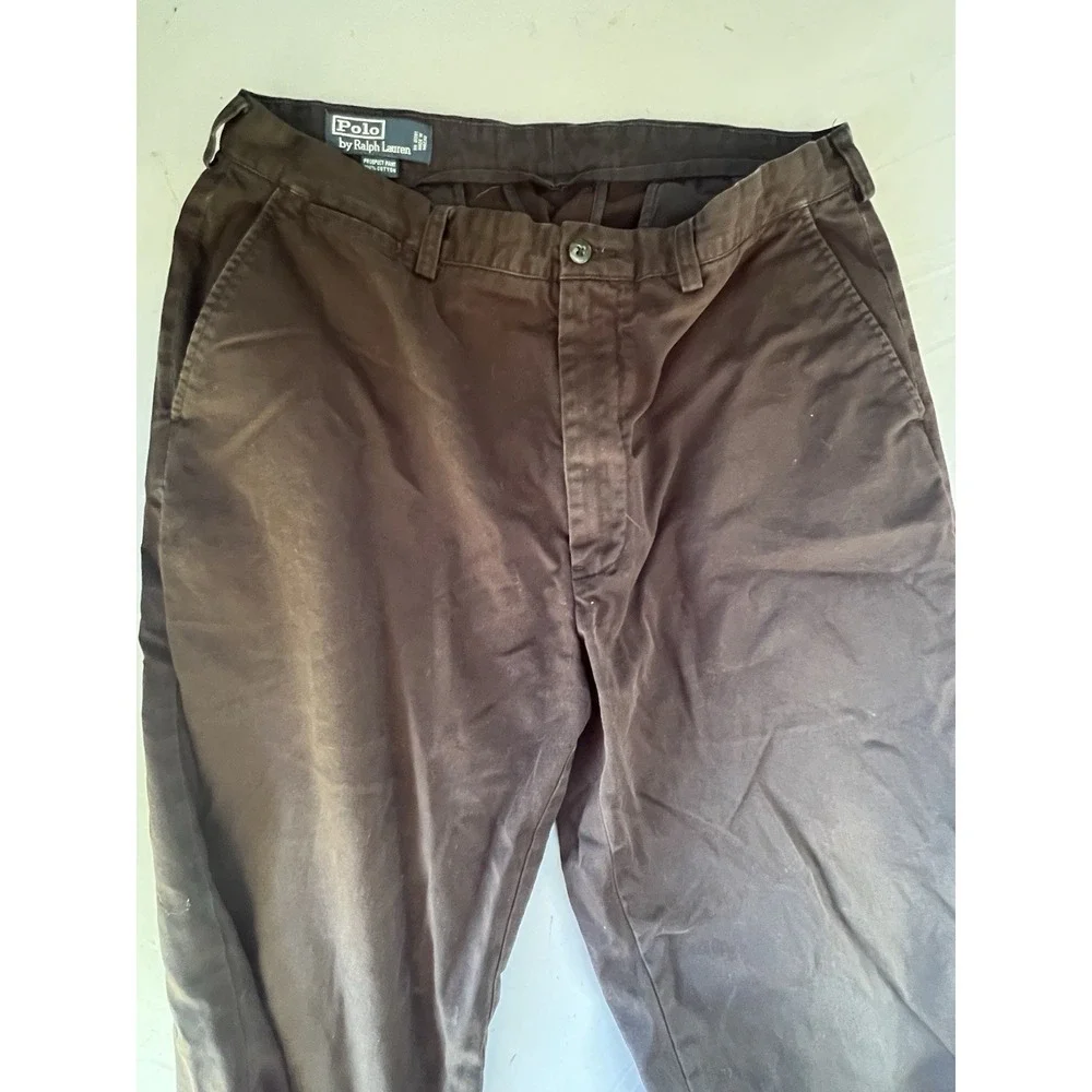 Polo by Ralph‎ Lauren Prospect Pants Cotton Black 35/32